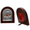 Byzantinische Ikonen 2er Set mit Maria mit Kind und Jesus Christus 12x14 cm