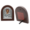 Byzantinische Ikonen 2er Set mit Maria mit Kind und Jesus Christus 12x14 cm