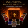 Weihrauch Geschenkset 12 Sorten Kirchenweihrauch Holzbox mit Kreuzgravur