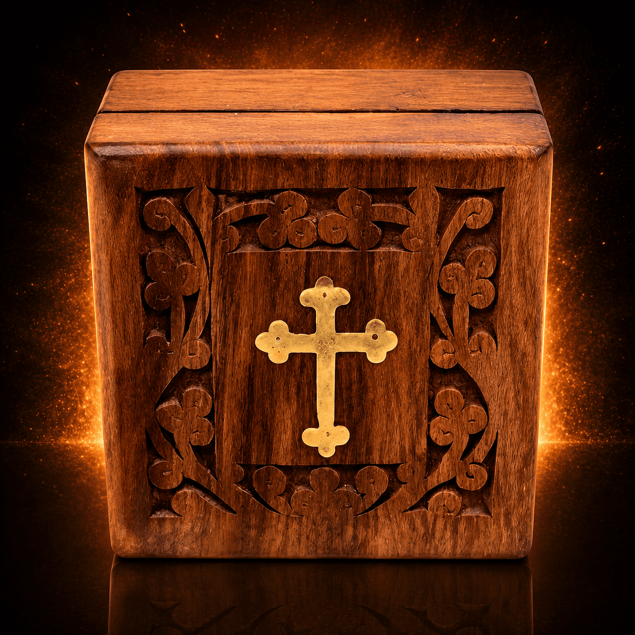 Weihrauch Geschenkset 12 Sorten Kirchenweihrauch Holzbox mit Kreuzgravur