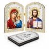 Ikonen-Diptychon aus Holz – Kasan & Pantokrator, 20 × 13 cm – Detailaufnahme 5 Ikonen-Diptychon aus Holz – Kasan & Pantokrator, 20 × 13 cm – Detailaufnahme