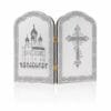 Ikonen-Diptychon aus Holz – Kasan & Pantokrator, 20 × 13 cm – Detailaufnahme 6 Ikonen-Diptychon aus Holz – Kasan & Pantokrator, 20 × 13 cm – Detailaufnahme