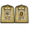 Ikonen-Set 2er – Maria mit Kind & Jesus Christus von misticSparks