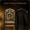 Ikonen-Set 2er – Maria mit Kind & Jesus Christus – Detailaufnahme