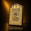 Ikonen-Set 2er – Maria mit Kind & Jesus Christus – Detailaufnahme