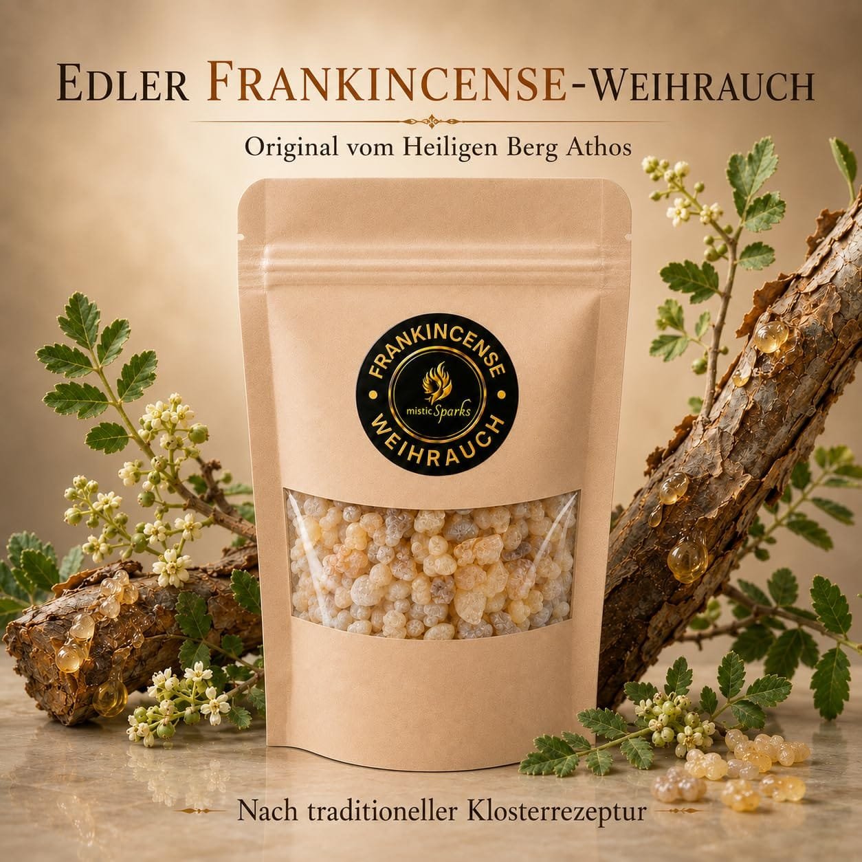 Kirchenweihrauch Frankincense vom Berg Athos Kirchenweihrauch Frankincense – handgemacht in der Tradition des Heiligen Berges Athos