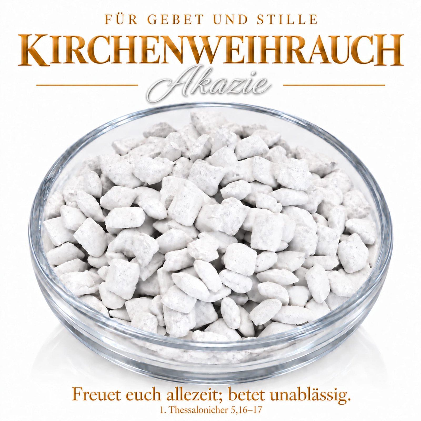 misticSparks Kirchenweihrauch Akazie – Glasschale misticSparks Kirchenweihrauch Akazie in einer Glasschale