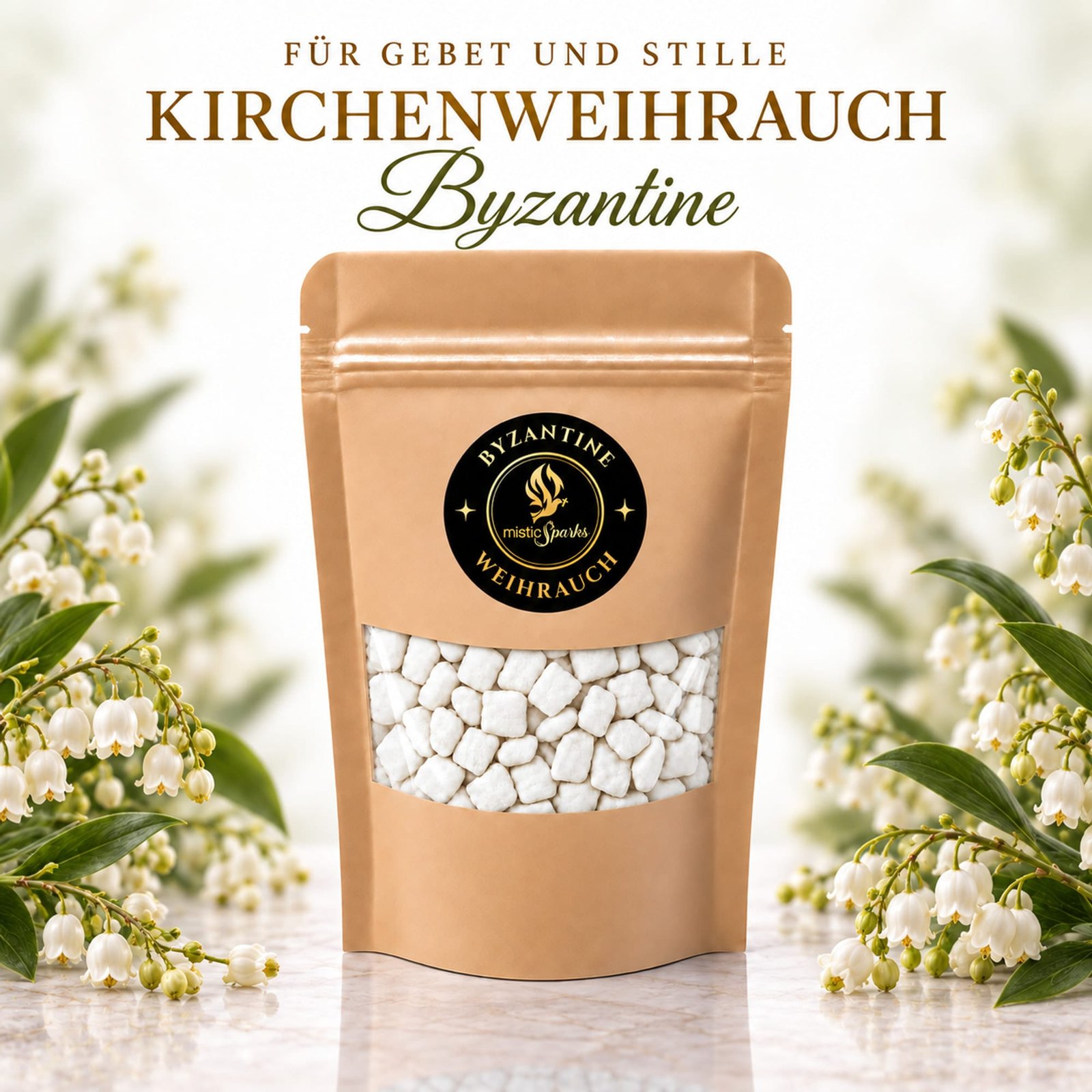 misticSparks Kirchenweihrauch Byzantine – Beutel mit Duftmotiv misticSparks Kirchenweihrauch Byzantine im Beutel mit dekorativem Duftmotiv