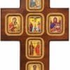 wandkreuz-holz-ikonen-25x15-01 Wandkreuz aus Holz mit sechs Ikonen, 25 x 15 cm, von misticSparks