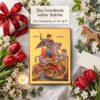 Ikone Heiliger Georg als Geschenk zum Georgstag am 23. April