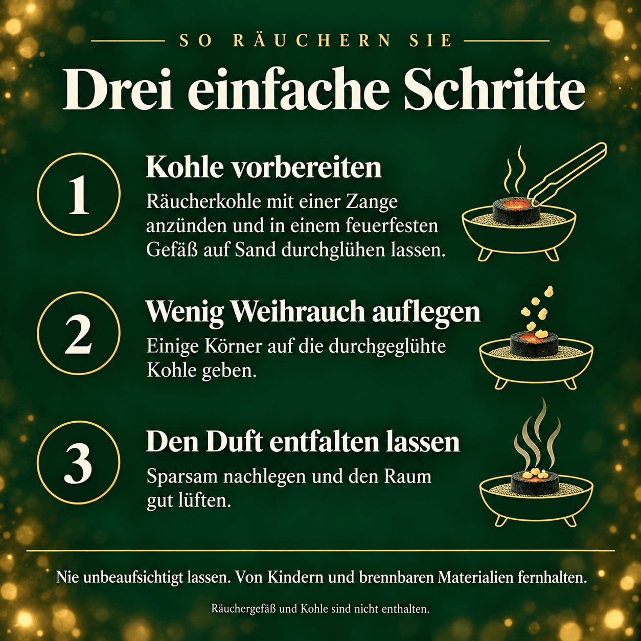 Christlicher Kirchenweihrauch Vatikan – Zimt 7 Kirchenweihrauch von misticSparks
