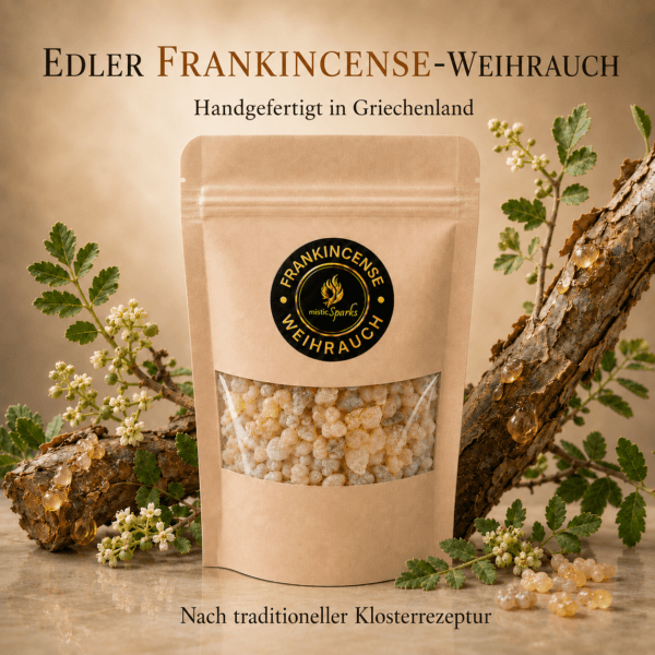 misticSparks Kirchenweihrauch Frankincense – handgefertigt in Griechenland