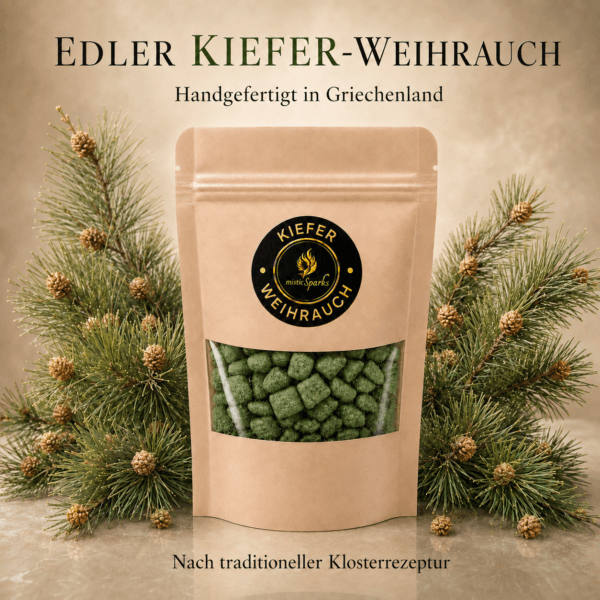 misticSparks Kirchenweihrauch Kiefer – handgefertigt in Griechenland