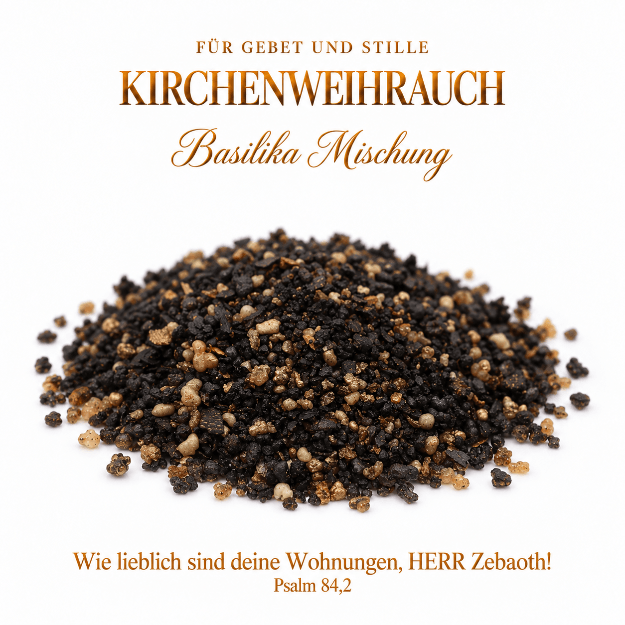 Christlicher Kirchenweihrauch Basilika – Amber 3 Christlicher Kirchenweihrauch Basilika – Amber – weitere Ansicht