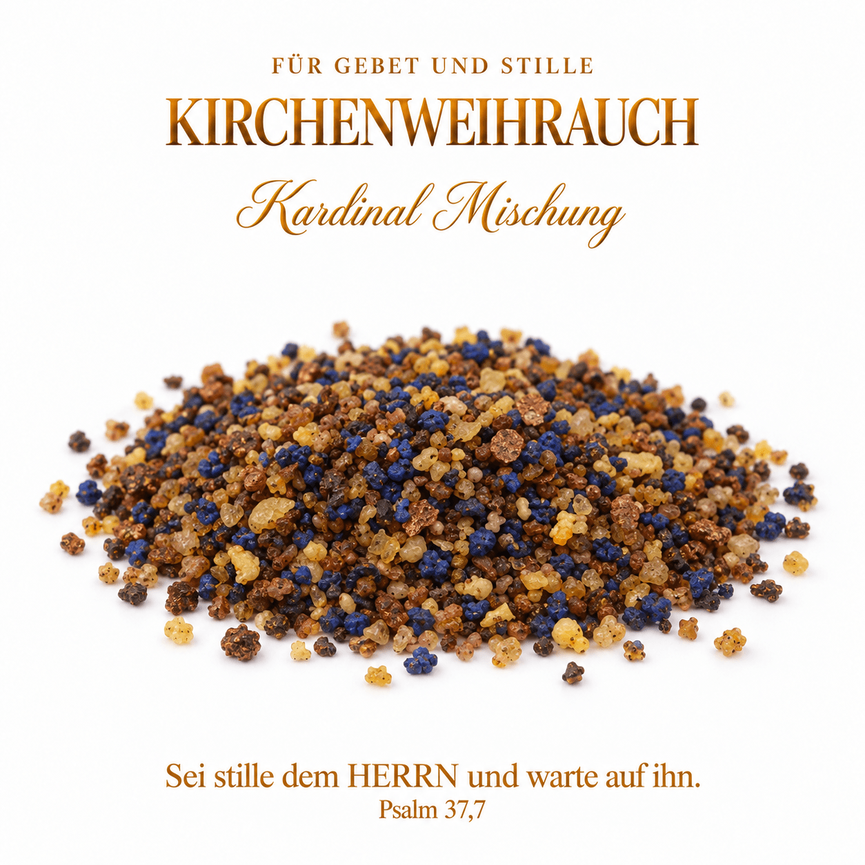 Christlicher Kirchenweihrauch Kardinal – Gardenie – weitere Ansicht