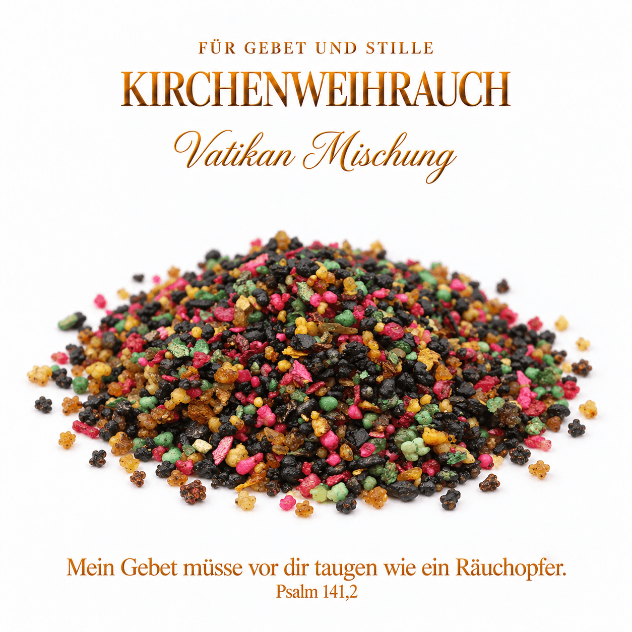 Christlicher Kirchenweihrauch Vatikan – Zimt 3 Christlicher Kirchenweihrauch Vatikan – Zimt – weitere Ansicht