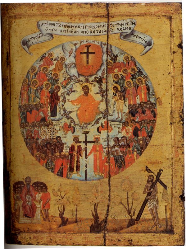 Historische Allerheiligen-Ikone vom Berg Athos