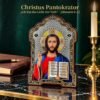 Klappikone aus Holz – Gottesmutter von Kasan & Christus Pantokrator – Ikonen-Diptychon zum Aufstellen 12 Christus Pantokrator Ikone mit Kerze und Evangelium