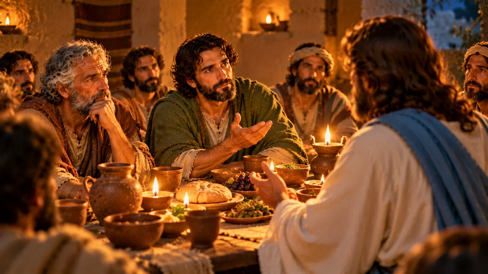 Simon und Judas Thaddäus: die Apostel mit dem schweren Namen 2 Beim Abendmahl stellt Judas Thaddäus Jesus seine Frage