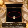 Taufarmband Baby Echtgold mit Kreuz am roten Band – Goldarmband zur Taufe für Mädchen und Jungen 9 Taufarmband Baby Echtgold mit Kreuz in edler Geschenkbox