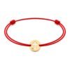 Taufarmband Baby Echtgold mit Kreuz am roten Band – Goldarmband zur Taufe für Mädchen und Jungen 8 Taufarmband Baby Echtgold 585 mit Kreuz am roten Band