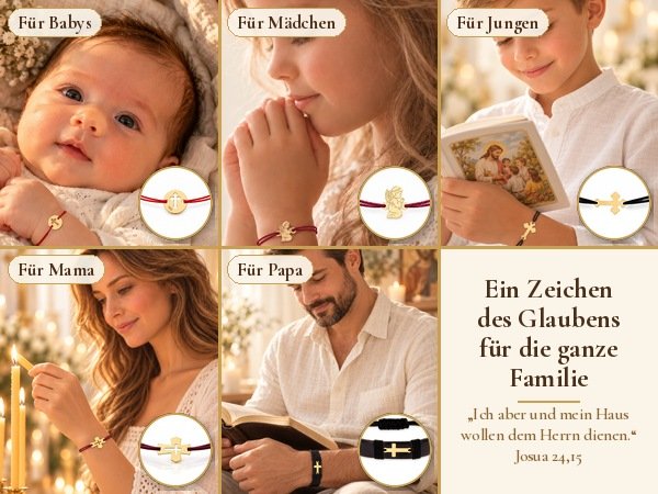 Taufarmband Baby Echtgold mit Kreuz am roten Band – Goldarmband zur Taufe für Mädchen und Jungen 22 Taufarmband rund Echtgold 585 – Ein Zeichen des Glaubens für die ganze Familie