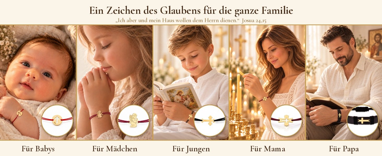 Taufarmband Baby Echtgold mit Kreuz am roten Band – Goldarmband zur Taufe für Mädchen und Jungen 21 Taufarmband rund Echtgold 585 – Ein Zeichen des Glaubens für die ganze Familie